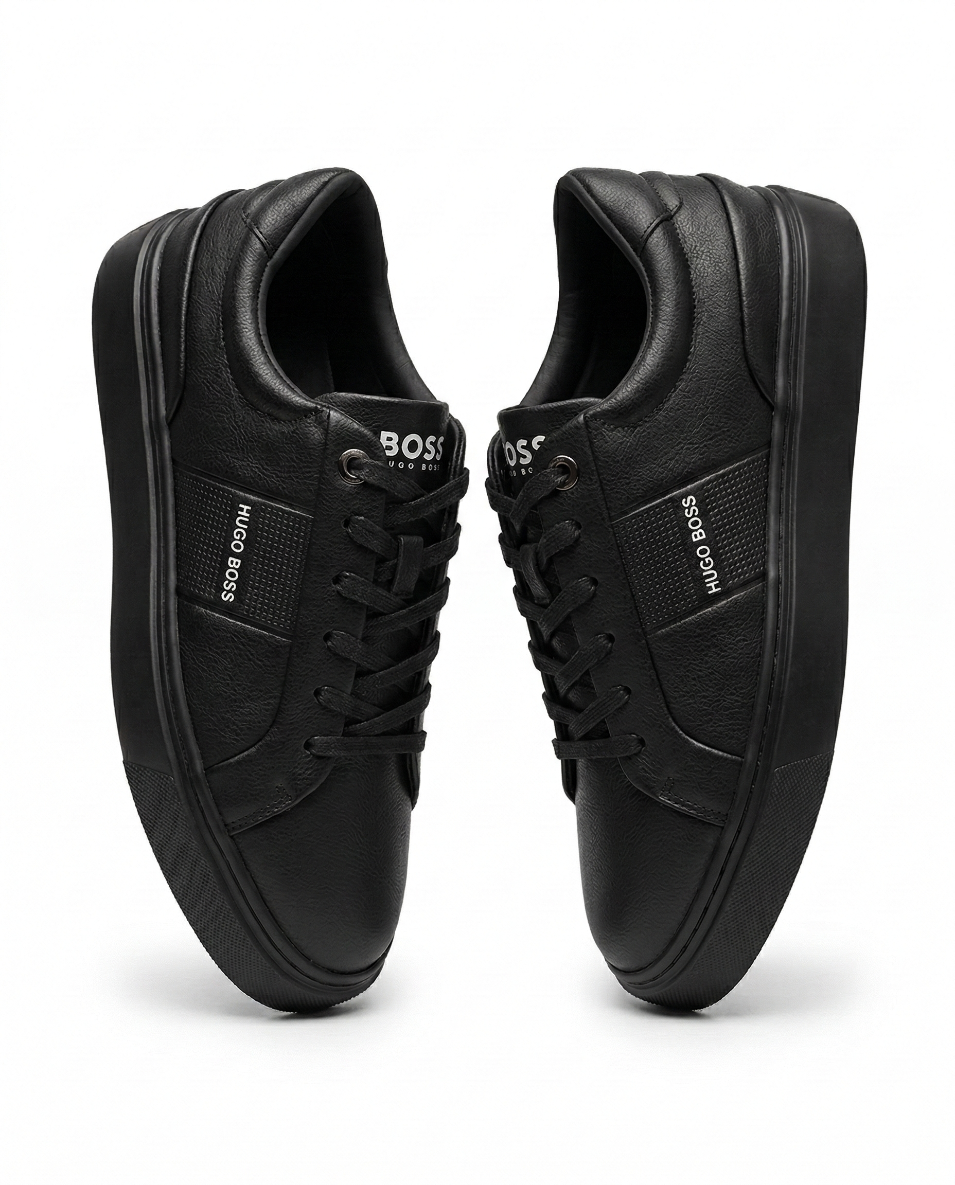 Baskets basses noires BOSS