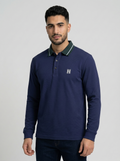 T-shirt manches longues bleu marine