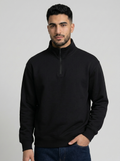sweat à demi-zip