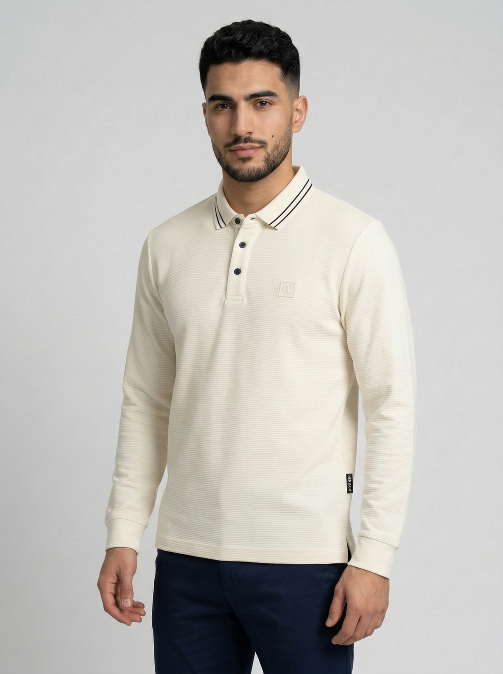 T-shirt manches longues Beige