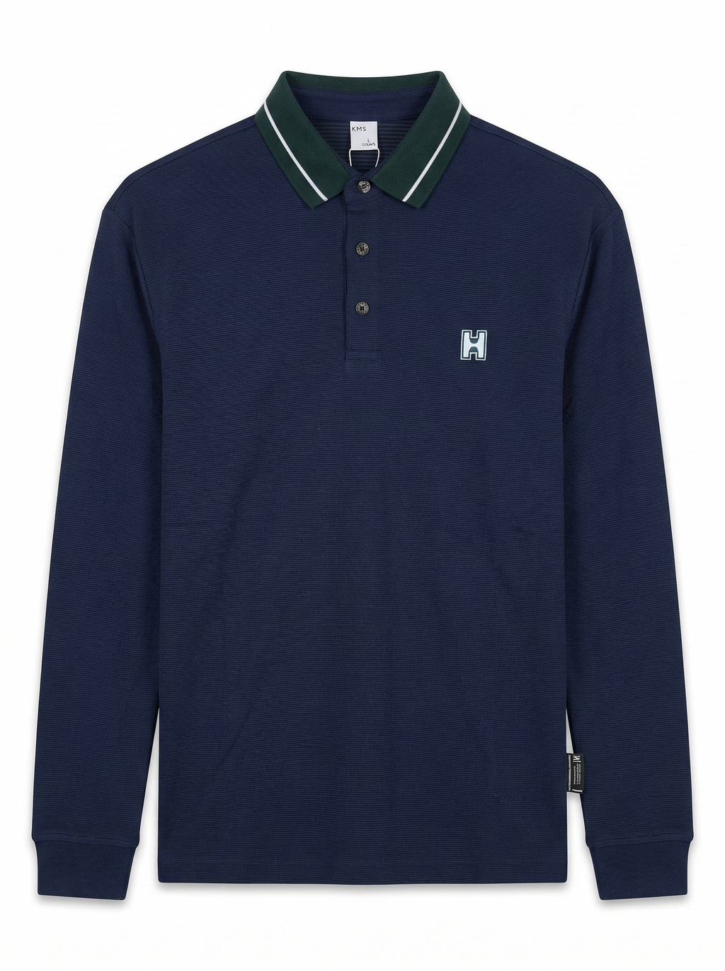 T-shirt manches longues bleu marine